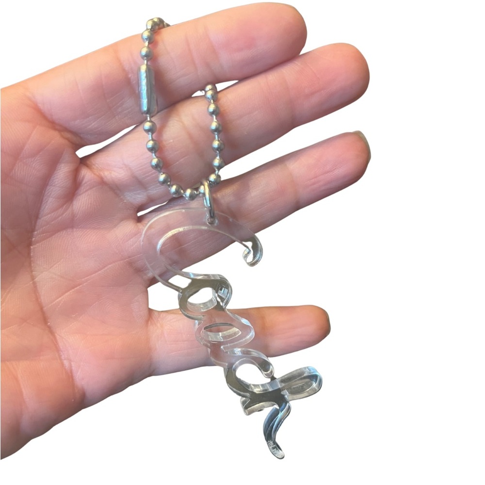 Coach Poppy Clear Script Hang Tag - Picture 4 of 4